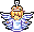 Mega Kid Angel Charm
