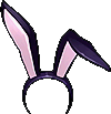 Black Bunny Ears 180