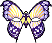Purple Butterfly Mask