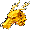 Gold Dragon Helmet