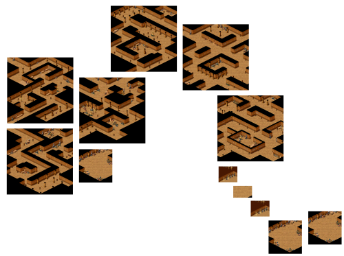 Pyramid Dungeon Map